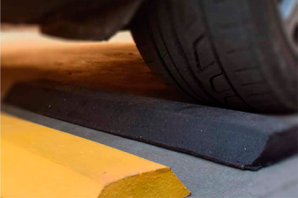 reductores de velocidad de caucho